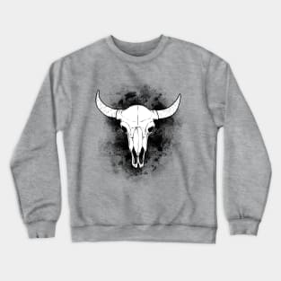 Black and White Skull Crewneck Sweatshirt